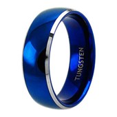 טבעת טונגסטון כחולה 2755