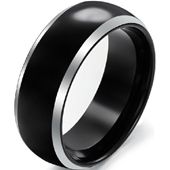 טבעת שחורה רחבה 2000